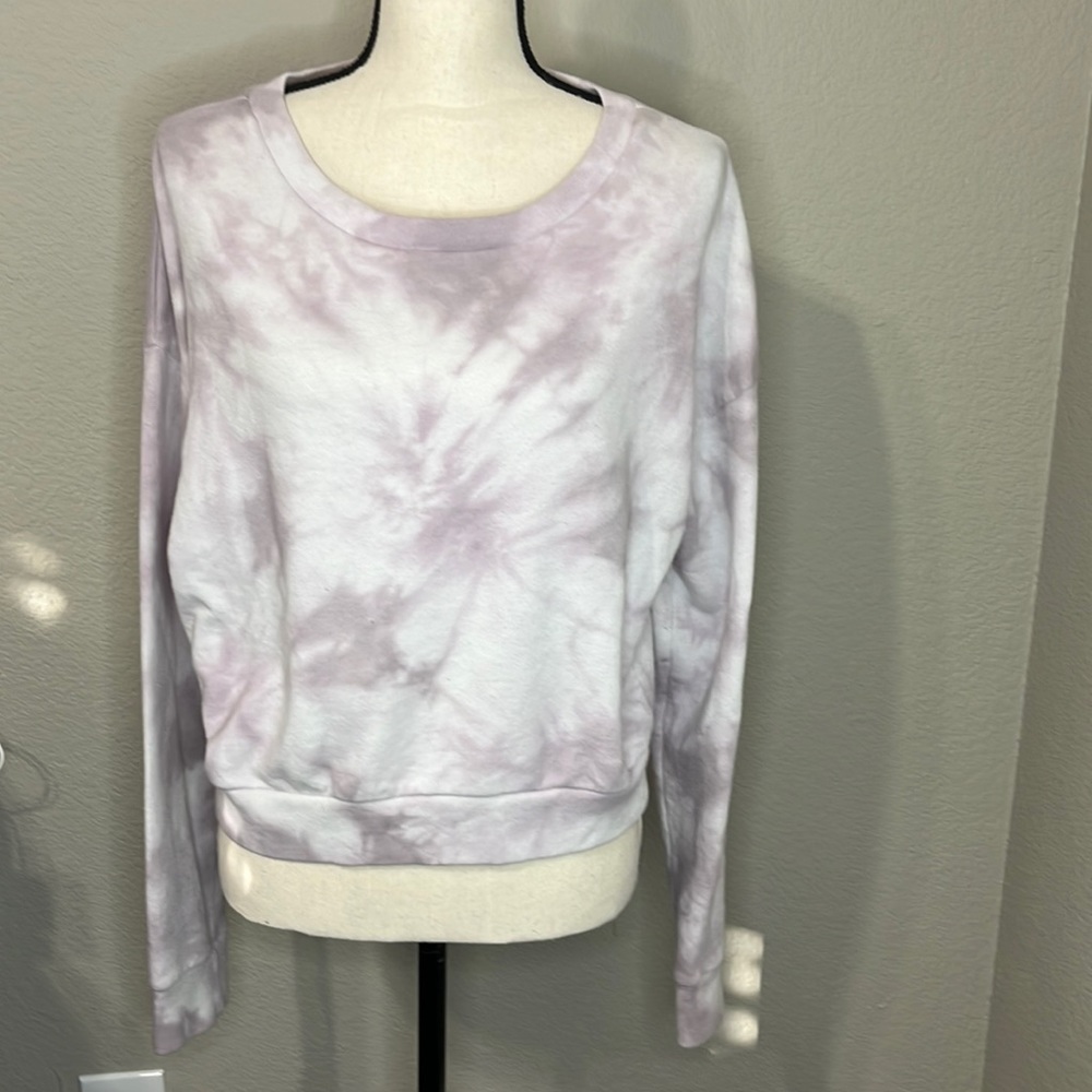 Victoria secret sport tie dye crew neck sweater